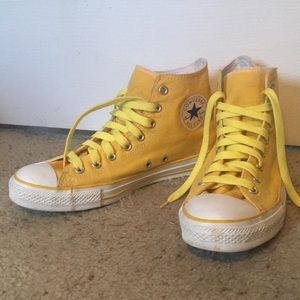 Yellow High-Top Converse, Men’s 9 / Women’s 11